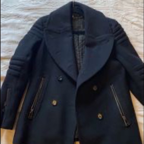 black belstaff wool winter coat